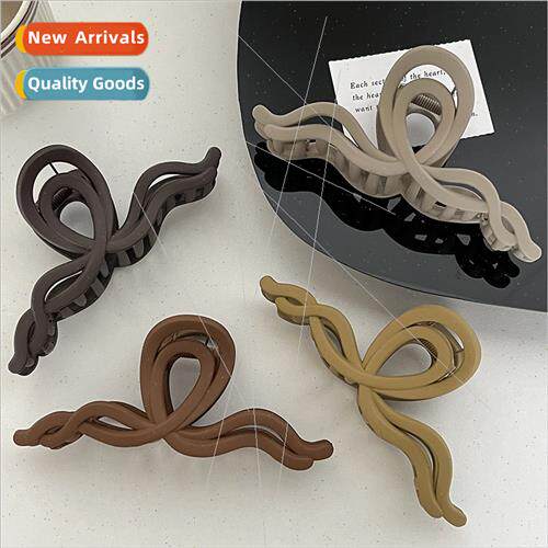Mirador scratch clip large hairpin female back head plate ha