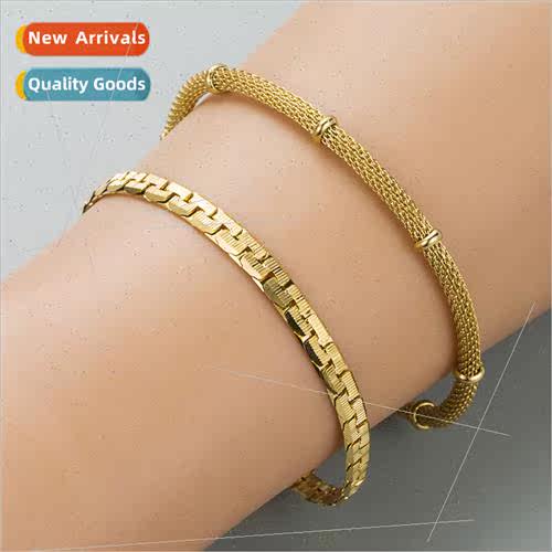 Europe fashion unisex tanium steel bracelet stainless steel