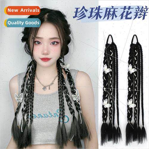 Wig braids female Yang Beyond pearl braided hair boxing brai