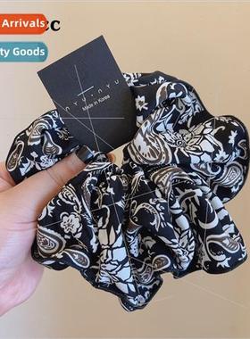 French retro ethnic abstract printing large intestinal ring