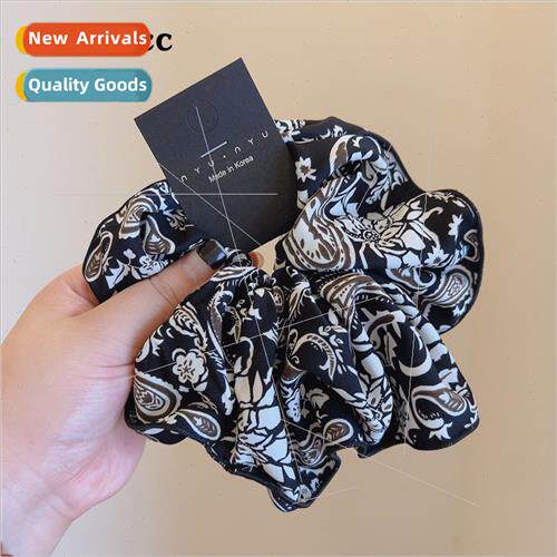 French retro ethnic abstract printing large intestinal ring
