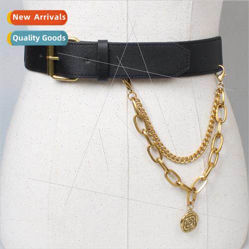 Belt female ins cool pendant punk chain antique copper pants
