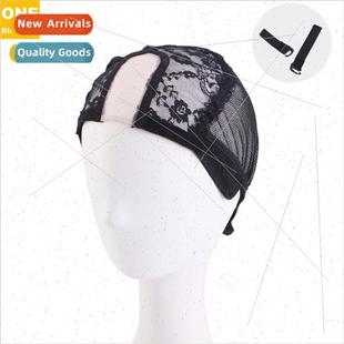 Net Adjustable Buckle Hairdressing Cap Lace Wig Hairdr Tools