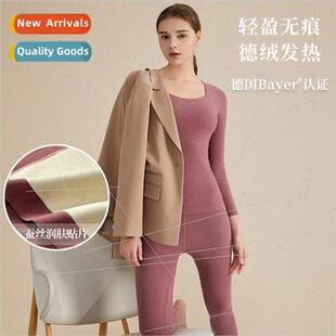 2024 winter new thermal underwear underpants women padded mu