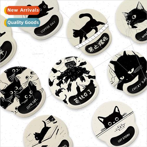 Cute cat wrist mouse pad silicone hrest office simple thicke
