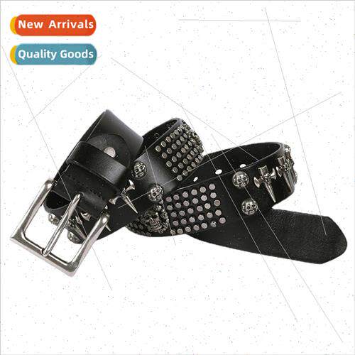Parker Coolsie New punk men DJ belt Skull head hundred belt