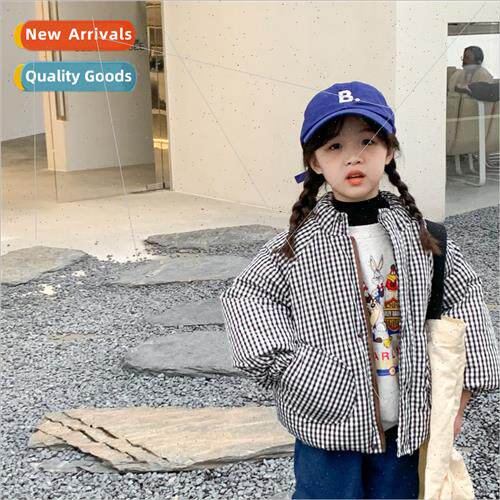 Childrens down jacket 2023 winter new Korean boys and girls