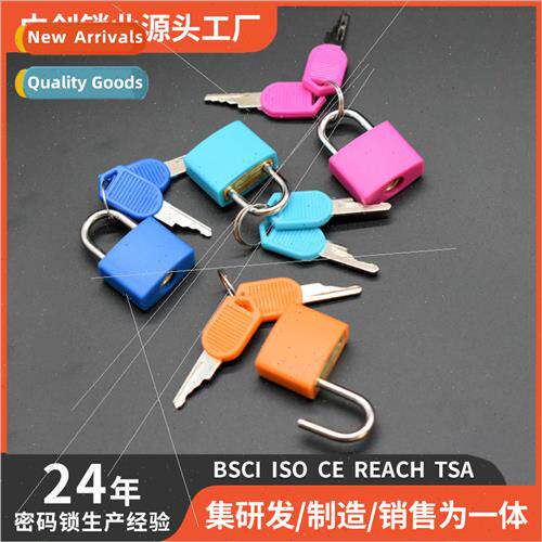 Color 20|30|40mm plastic padlock ABS zinc alloy key opening