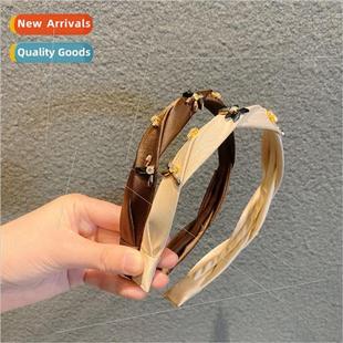 rhinestone crystal bands satin hea hair weave fine che retro