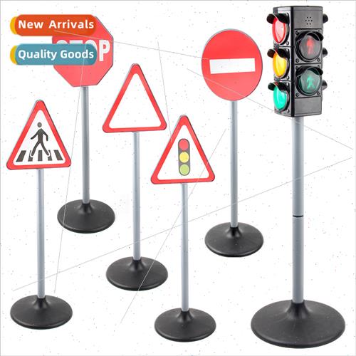 traffic safety scene simulation traffic signs signal light m
