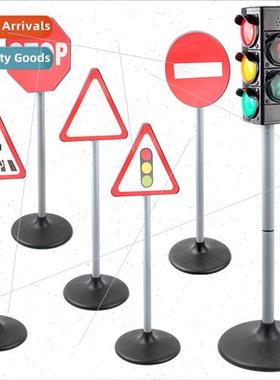 traffic safety scene simulation traffic signs signal light m