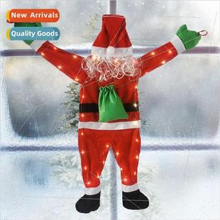 Santa Claus string new clim LED velvet lights 2023
