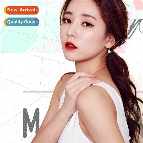 Korea new fashion shell drip oil alloy earrings female  hund