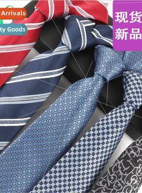 Korean silk polyester 8.5cm men tie business mal tie polyest