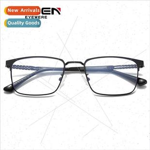 eyeglasses frame half metal fra tide eyebrow Korean new male