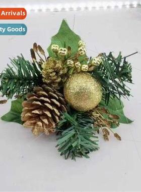 2023 New Christmas sprigs gold silver red Christmas ball spr