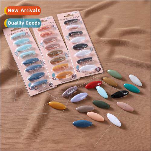 Plastic Colorful Safety Pins Cap Pins Scarf Clips Scarf Butt