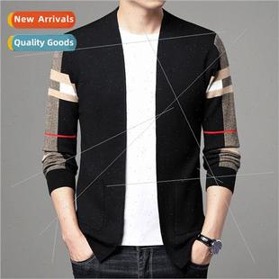 Men cardigan sweater long-sleeved casual popular long-sleeve