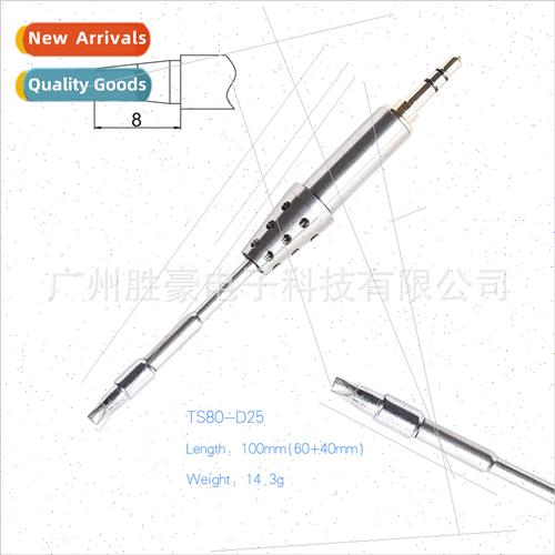 TS80P soldering iron tip TS-D25 one word TS-B02 round head T