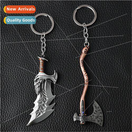 Game  God of War 4 Qui Gong Chaos Blade Keychain Leviathan A