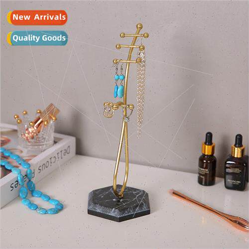 mple metal jewelry rack necklace earrings ring storage dress