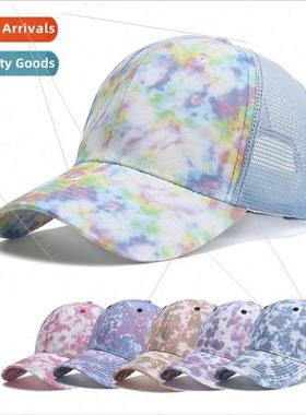 New tie-dye baseball cap men and women summer outdoor sunsha