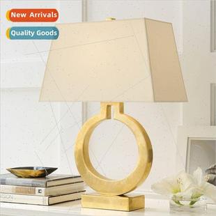 table lamp Scandinavian American bedroom iron Zen creative