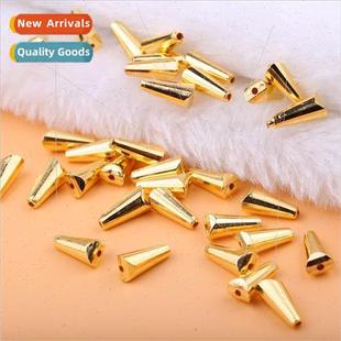 beads gold diy electroplated straigh material Handmade