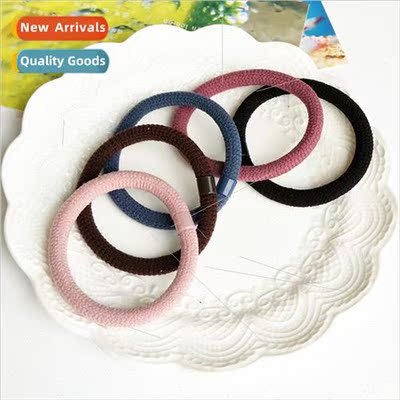 Korea high-grade basic paragraph string straight bead hair b