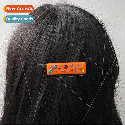 2023 Summer New Cake Hair Clip Women Colorful Resin Fashion
