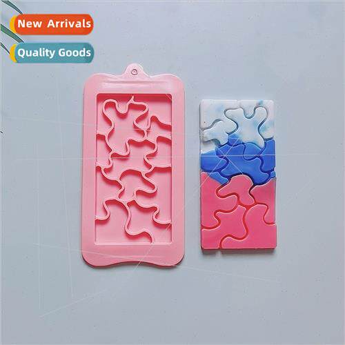 Puzzle chocolate 168 silicone mold cake ice cream pudding de