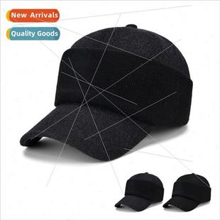 middle new men elderly aged cap tongue duck winter Autumn