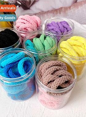 Korea candy color rubber band hair circle does not hurt hair
