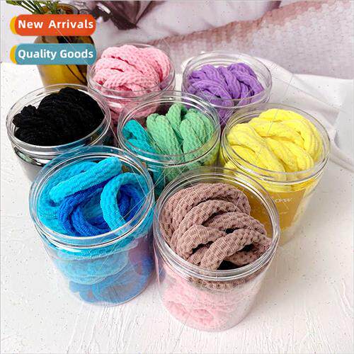 Korea candy color rubber band hair circle does not hurt hair