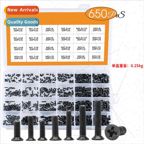 450 650 720pcs Phillips Countersunk Flat Head Machine Screws
