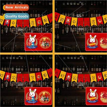 Mid-Autumn  Day felt cloth decorative pull flower shopping m