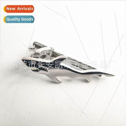 Featured Styling Metal Tie Clip Fashion Men Shark Styling Ti