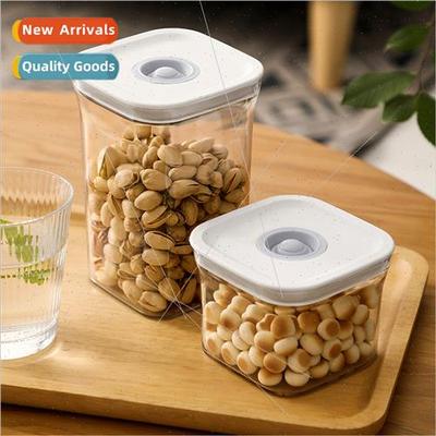 Vacuum sealing canisters press type food grains cereals orga