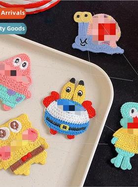 SpongeBob SquarePants wool hair clips BB clip cute girl hair