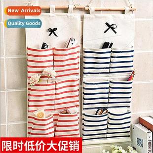 linen large simple Bowler storage cotton door hanging Korea