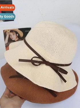 Hat female summer outing wh the of Korean  of the lerary sun