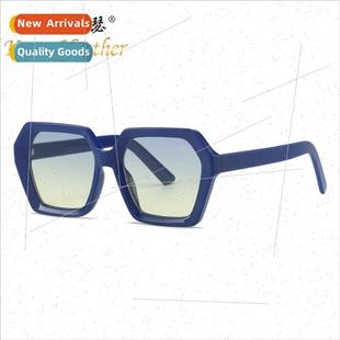 9187 set Europe simp Frame sunglasses Square Fashion beat