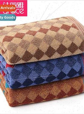 8689 Towel absorbent comtable thickened square dark men hous