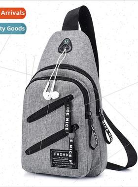 2019 new men chest bag shoulder crossbody bag multifunctiona