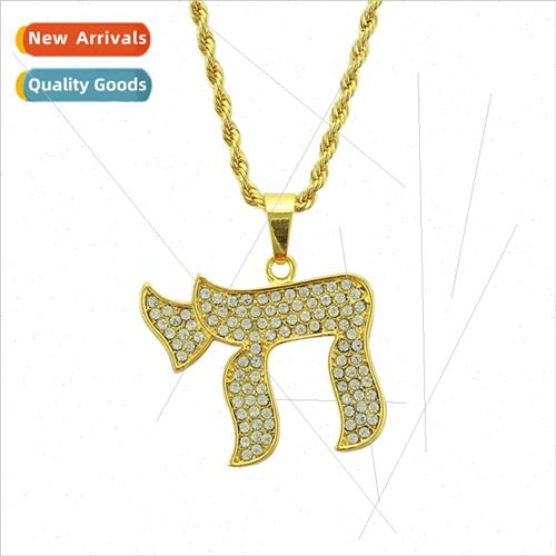New Necklace Fashion Hip Hop Je Symbol Necklace Europe Alloy