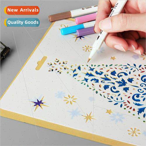 Christmas Lace ruler diy album handmade material painting pa