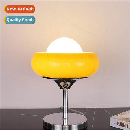 Antique vintage egg tart table lamp bauhaus study bedroom be