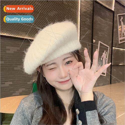 Autumn and winter plush thickened beret female fashionable s