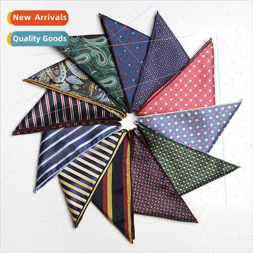 Men tie small square scarf Korean fashion versatile nd retro