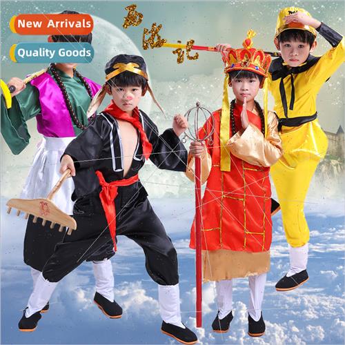 Childrens Journey to the West Costume Set Monkey King Kids P